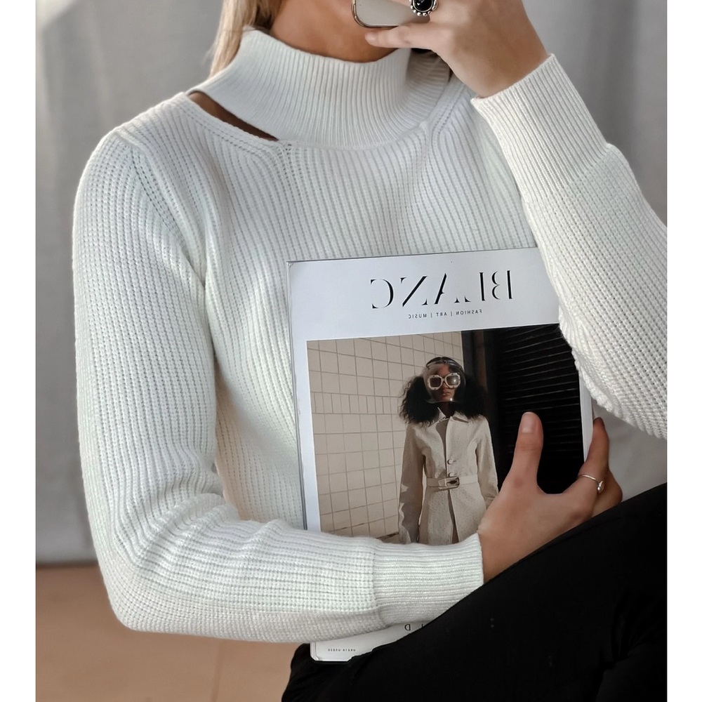 ByEgreis Eugenia sweater, white, like new